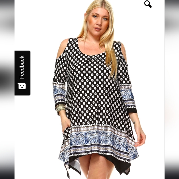 2X White Mark Long Tunic or Midi Dress - Picture 12 of 12